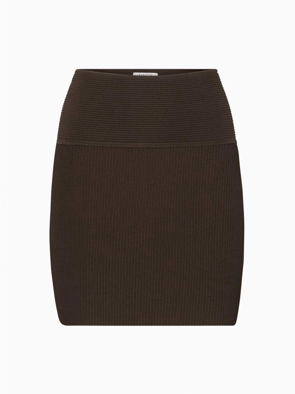 BABATON SCULPT KNIT MINI SKIRT